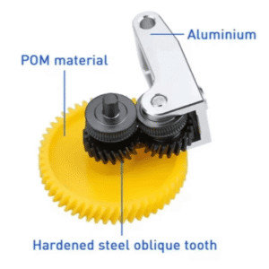 Bambu Lab P1, X1 széria kompatibilis edzett acél extruder kerék